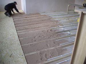 Underfloor Heating Embedded in Screed